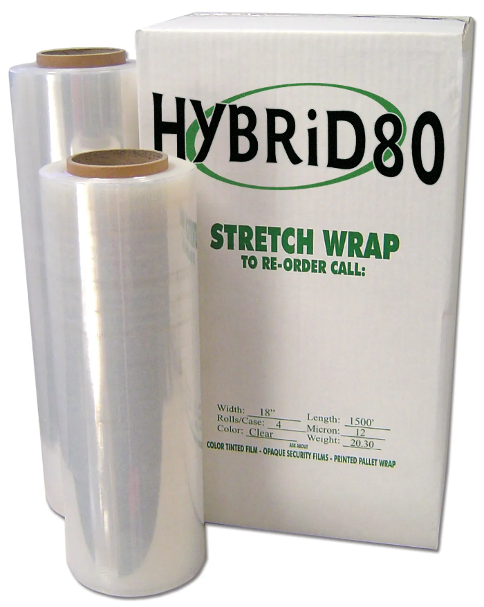 Hybrid80 Stiff Formula Wrap Pallet-Tite Handwrap 3" Core